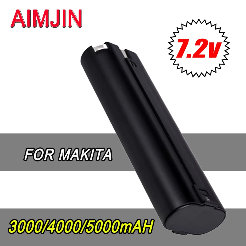

7.2V 3000mAh 4000mAh 5000mAh Power Tool Battery for MAKITA 7033 7002 7000 632003-2 191679-9 192532-2 Cordless Drill Battery