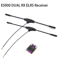 Long-range Receiver ES900 Dual Antenna RX ELRS Diversity Receiver 868 915MHz Built-in TCXO for RC Airplane FPV Long Range Drones