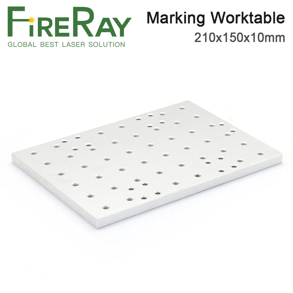 Fireray Metal Worktable 300x220x10mm 210x150x10mm Thread M5 Lift Table for DIY 1064nm Fiber Laser Marking Machine Parts