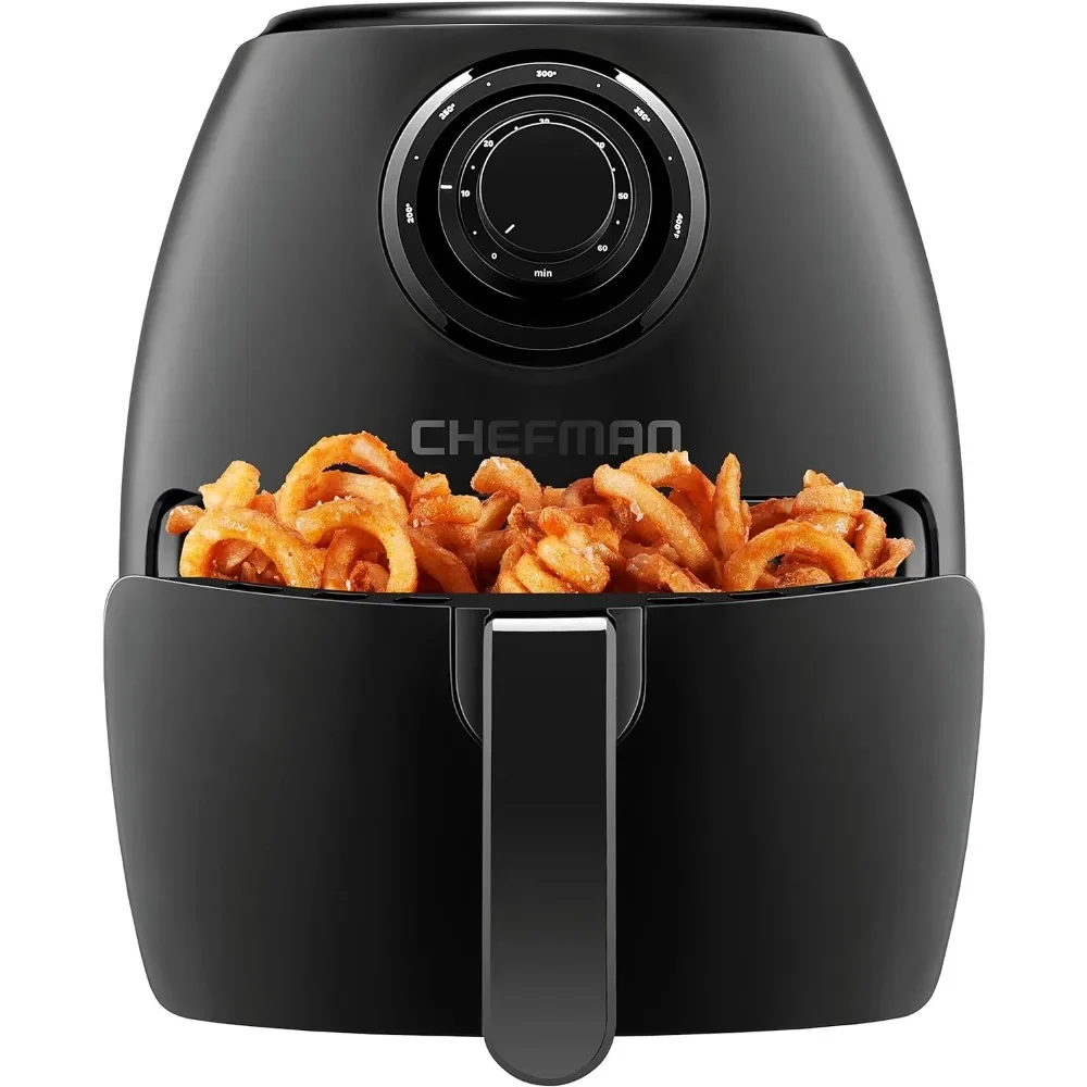 Small Air Fryer Healthy Cooking, 3.6Qt, Nonstick, Dual Control Temperature, w/ 60 Minute Timer & Auto Shutoff, Cookbook Included