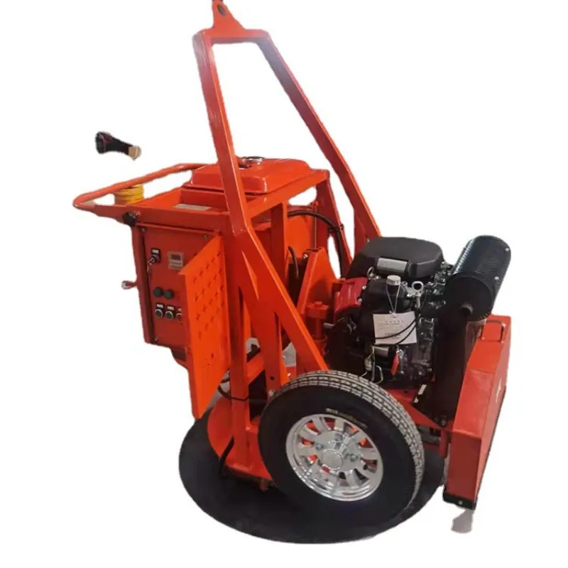 Manhole Cover Cutting Machine Full Automatic Circular Cutter Municipal Sewer Lid Road Surface Construction Repair Equipment