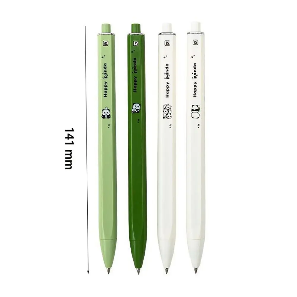 4 teile/schachtel niedlichen Panda Gel Stift 0,5mm schwarze Tinte schnell trocknende Signatur Stifte Kugelschreiber Student Briefpapier