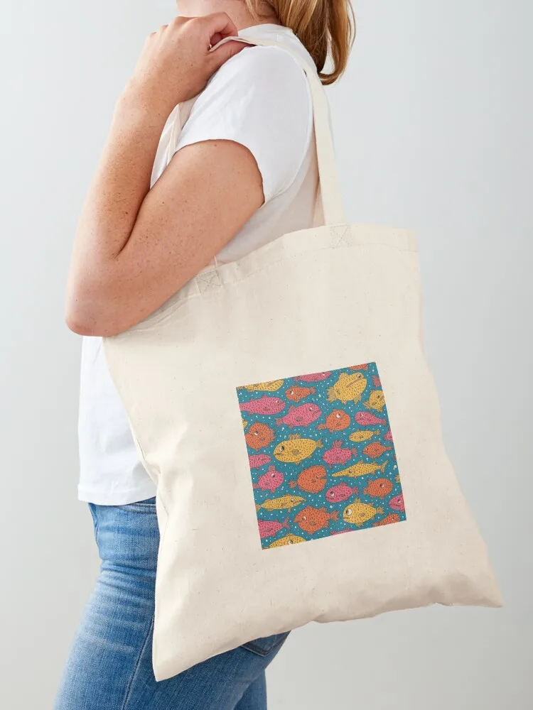 Looks Fishy Tote Bag shoping bag bags woman 2026 eco bag folding