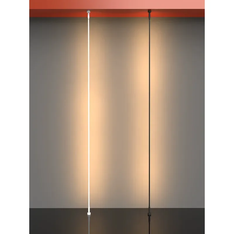 Modern Minimalist Lines Skyline Pendant Light Living Room Background Wall Floor Ceiling Corner Vertical Light Long Strip