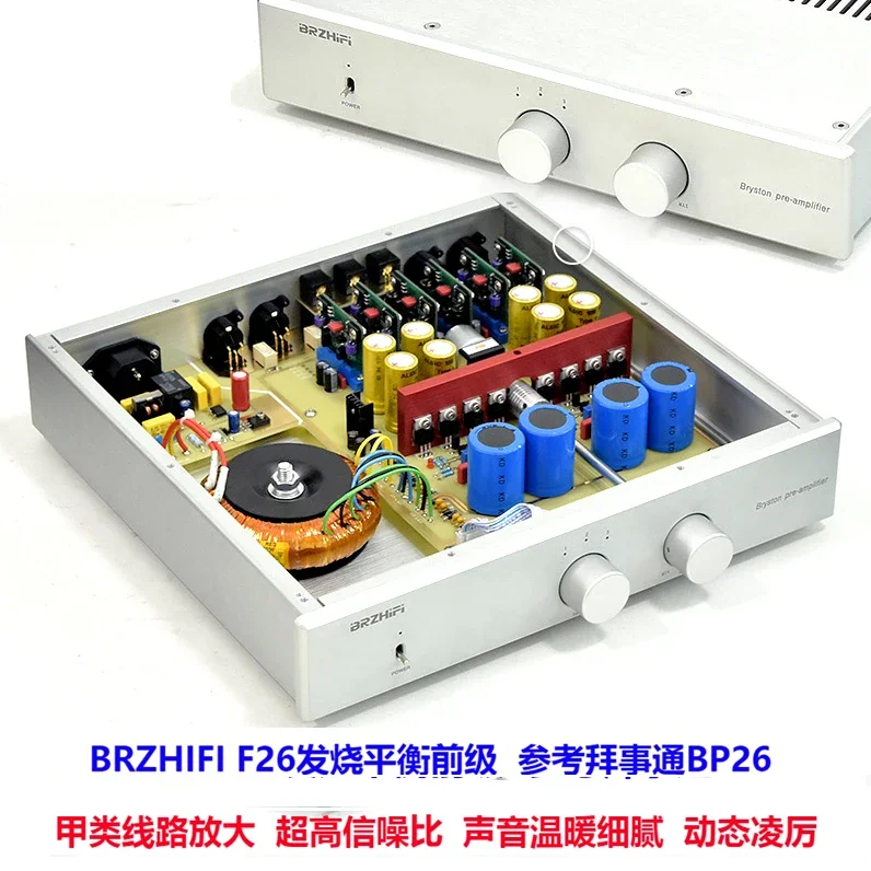 

Refer to the low-distortion, large-dynamic, and fully-balanced Fever Pre-stage BRZHIFI F26 of Baistong BP-26 circuit