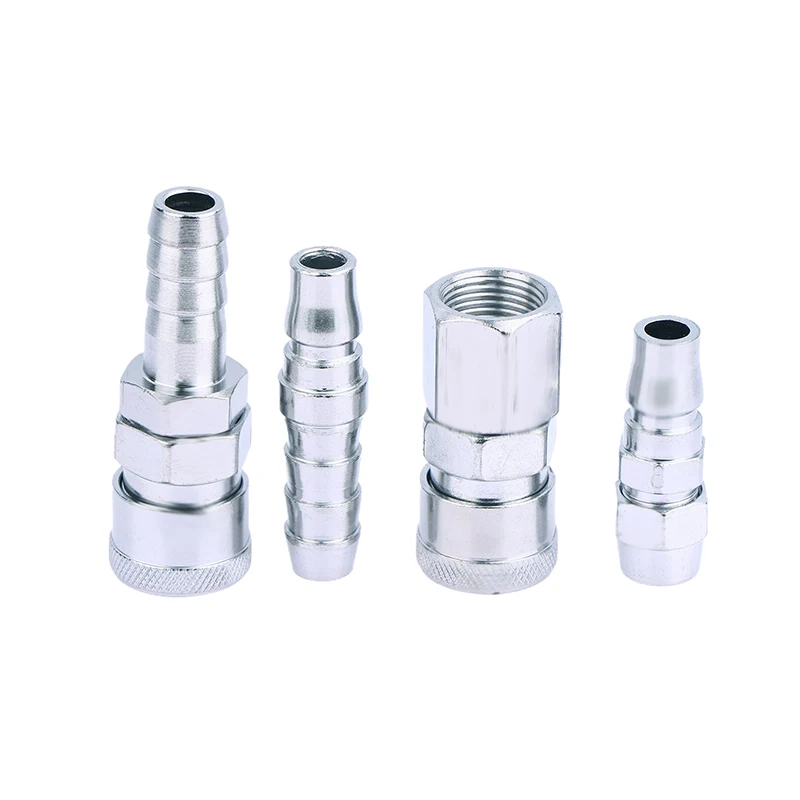 2 pçs/set Encaixe Pneumático Padrão Europeu UE Euro Tipo Acoplador Conector de Acoplamento Rápido