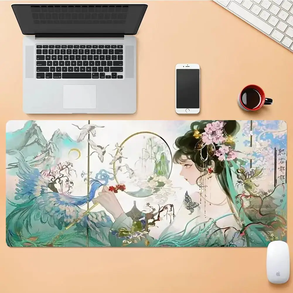 Surface for Computer Mouse Pad Desk Mouse Pad Cute HD Desk Pad Extended Gaming Keyboard Mats Large XXL Gamer Mousepad HYBXXC