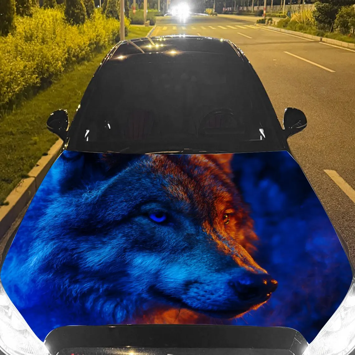 Car Decals Wolf Wit… - image