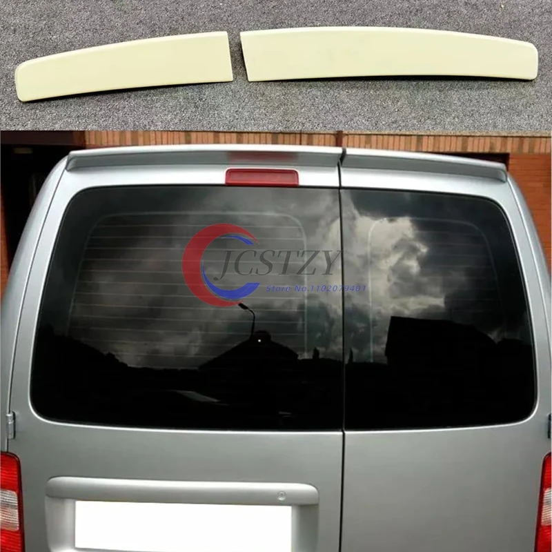 

For Volkswagen VW Caddy Double Door 2005 to 2018 Style Car Rear Roof Wing High Quality ABS Roof Spoiler