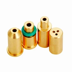 Adattatore gas ricaricabile con ugello in rame 4 in 1 per Dupont L1/L2/LD Accendino Giallo/Rosso/Verde/Blu Tappi Accessori di riparazione fai da te Parti