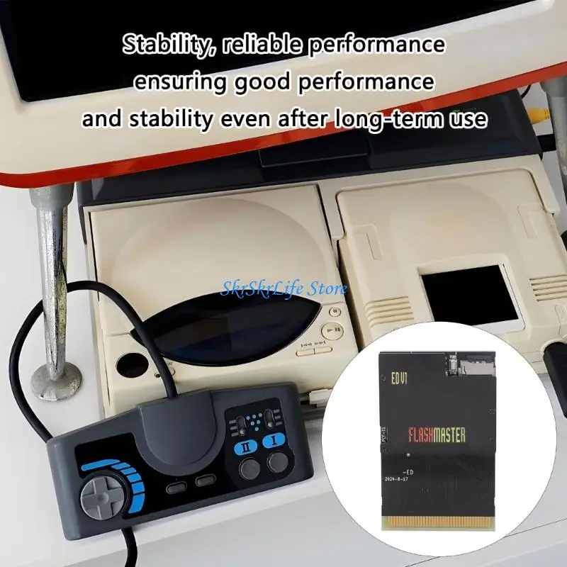 E65E Drive Memory Card for PC Engine TurboGrafx PCE Drive Game Card Store NTSC Game Files Gaming Card Accessories
