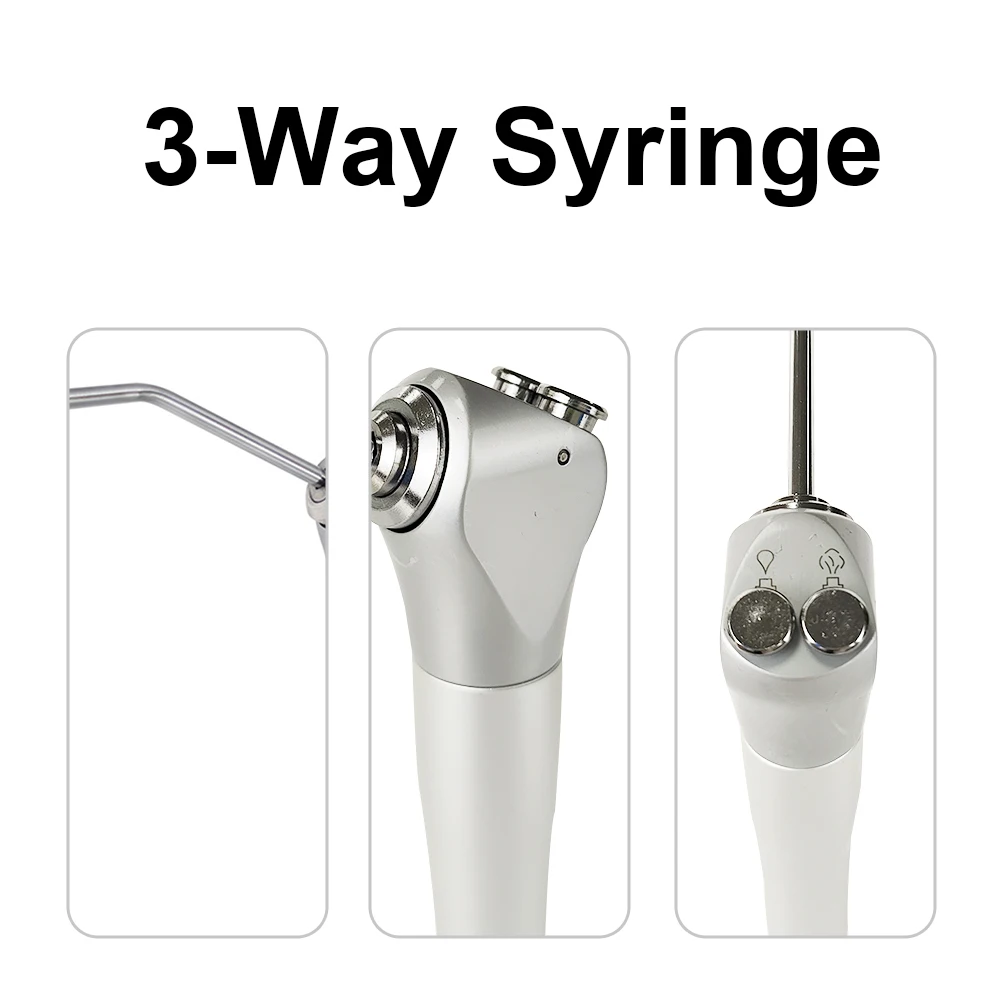 

For Dental Lab Air Water Spray Gun Triple 3 Way Syringe Handpiece Nuzzle Air Water Syringe
