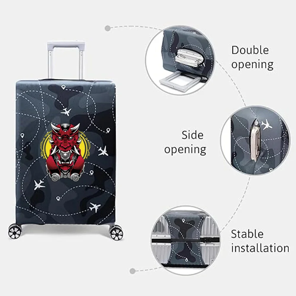 Travel Suitcase Cover Suitable for 18-32 Inch Thick Luggage Dust Covers Monster Series Baggage Protection Covers Outdoor Holiday