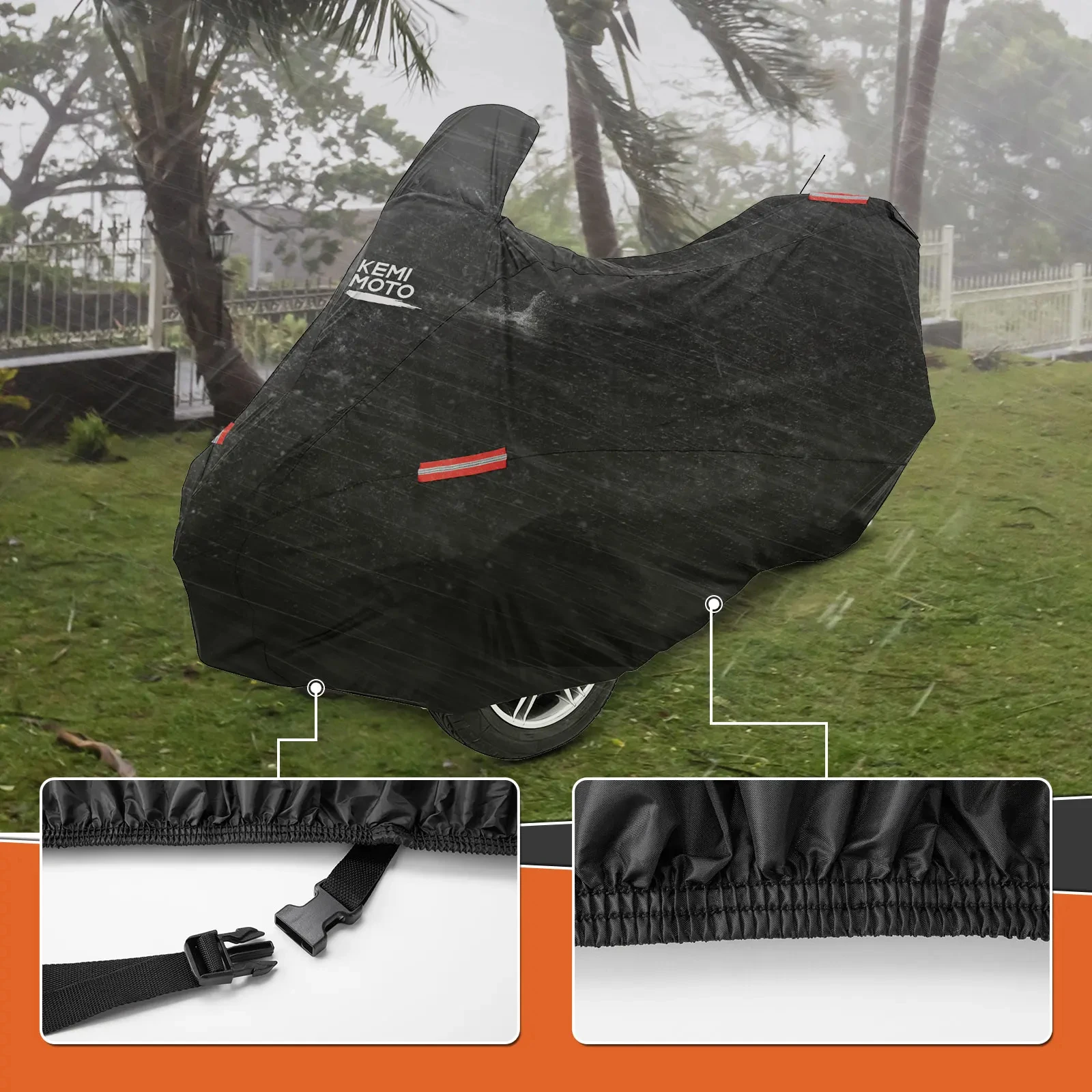 

Совместим с Can-Am Spyder RT RT-S Limited 210T, полный чехол для хранения автомобиля, 2010-2019, пыленепроницаемый, устойчивый к атмосферным воздействиям