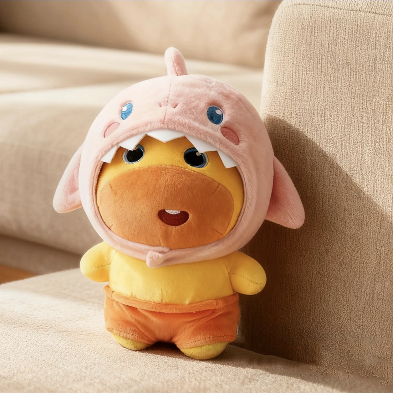 

18cm Standing LuLu Plush Doll with Removable Headpiece Accessories DIY Cosplay Costume Soft Stuffed Toy Cute Gift Home Decor