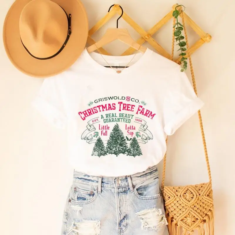 

Griswold Co T Shirt Christmas Tree Farm Lotta Sap Fresh Griswold'S