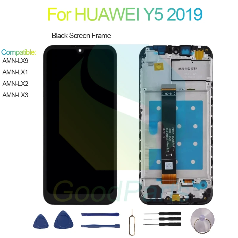 Для HUAWEI Y5 2019, ЖК-дисплей, экран 5,71 дюйма, AMN-LX9, AMN-LX1, AMN-LX2 Y5 2019, сменный сенсорный дигитайзер в сборе