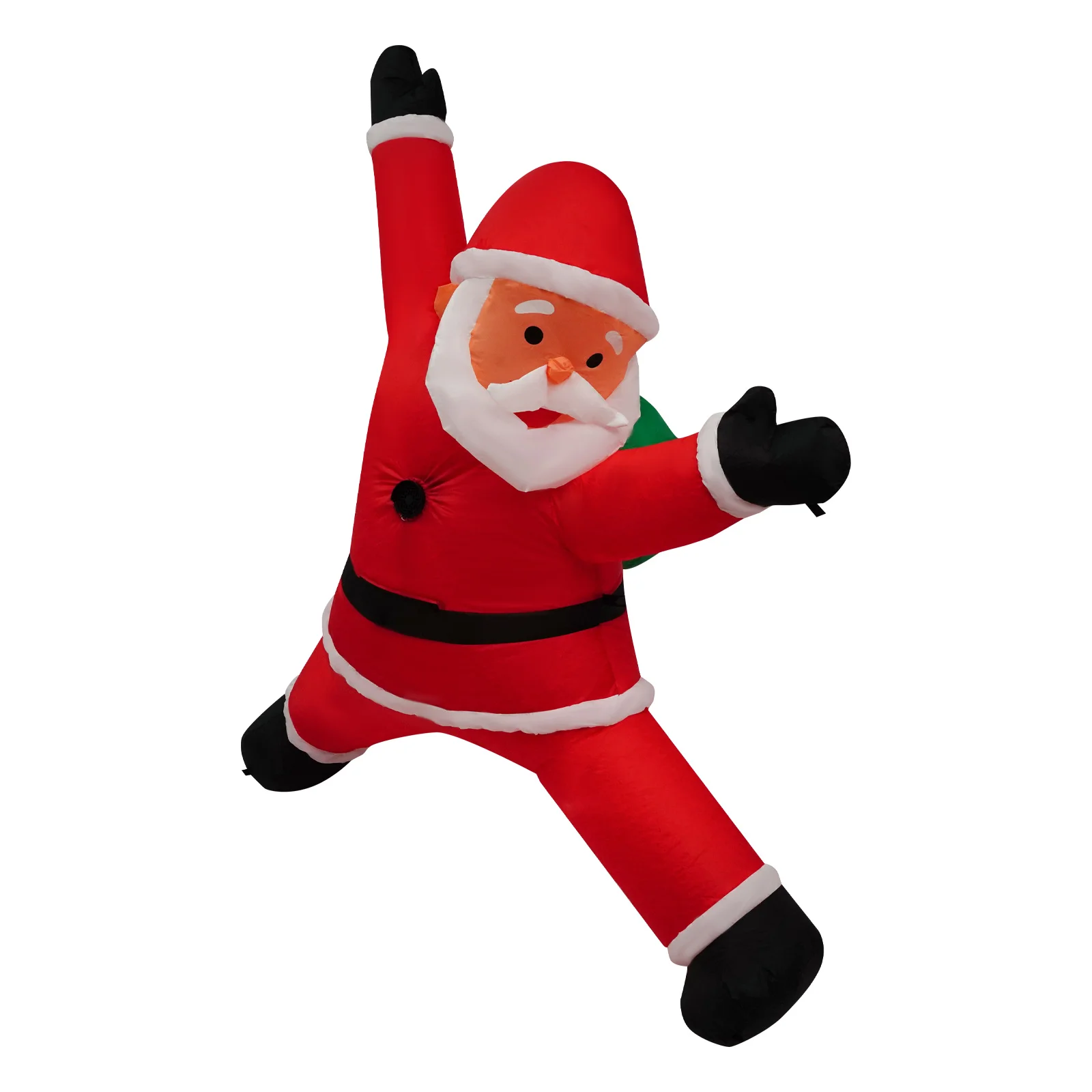 

Надувные рождественские украшения Санта-Клаус (1,8 м) с LED-подсветкой, надувные новогодние декорации для праздничного оформления