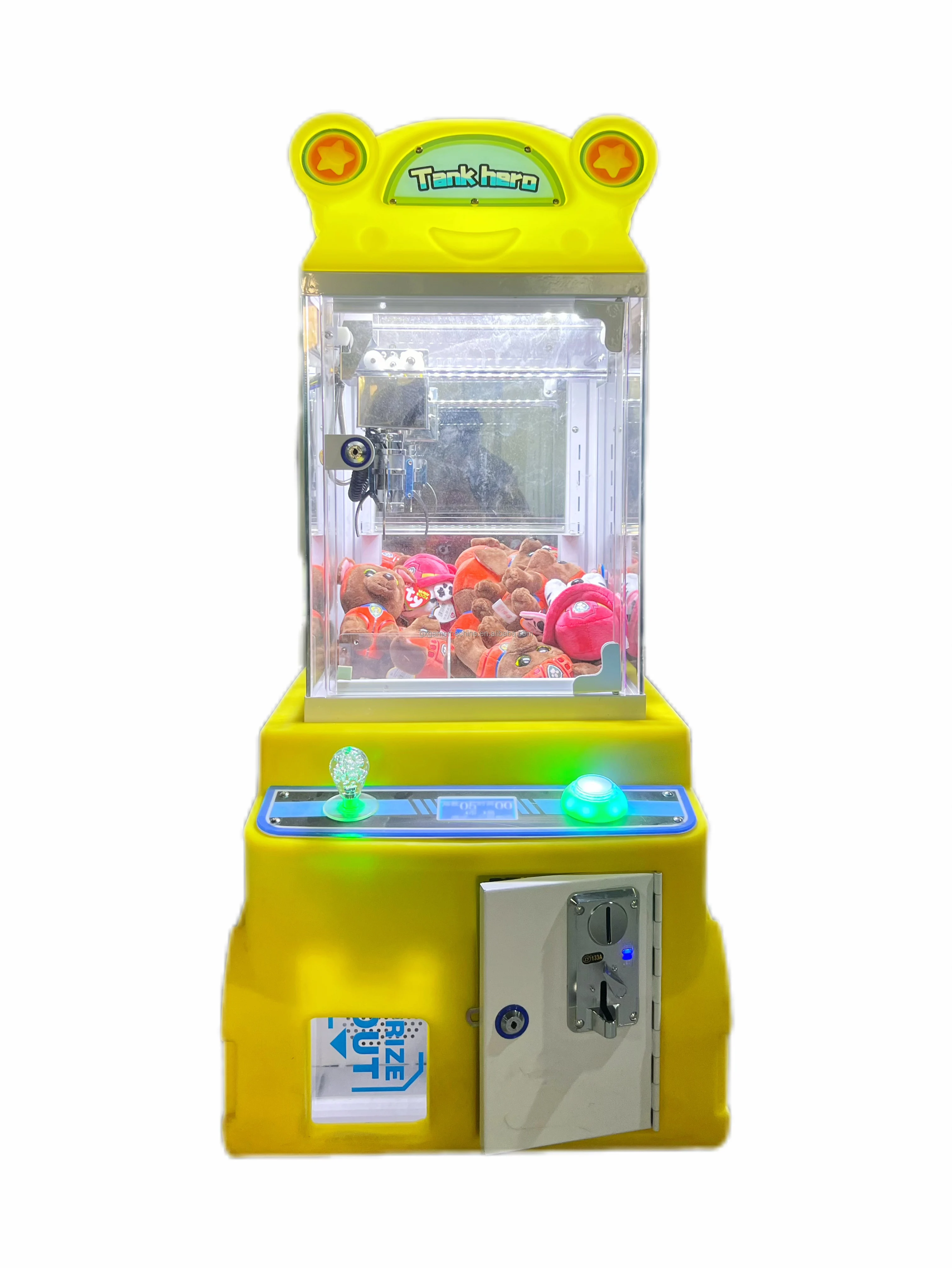 Wholesale Mini Arcade Crane Claw Awards Vending Machines Coin Toys and Gifts Doll Grabber World Stretch Awards Toys