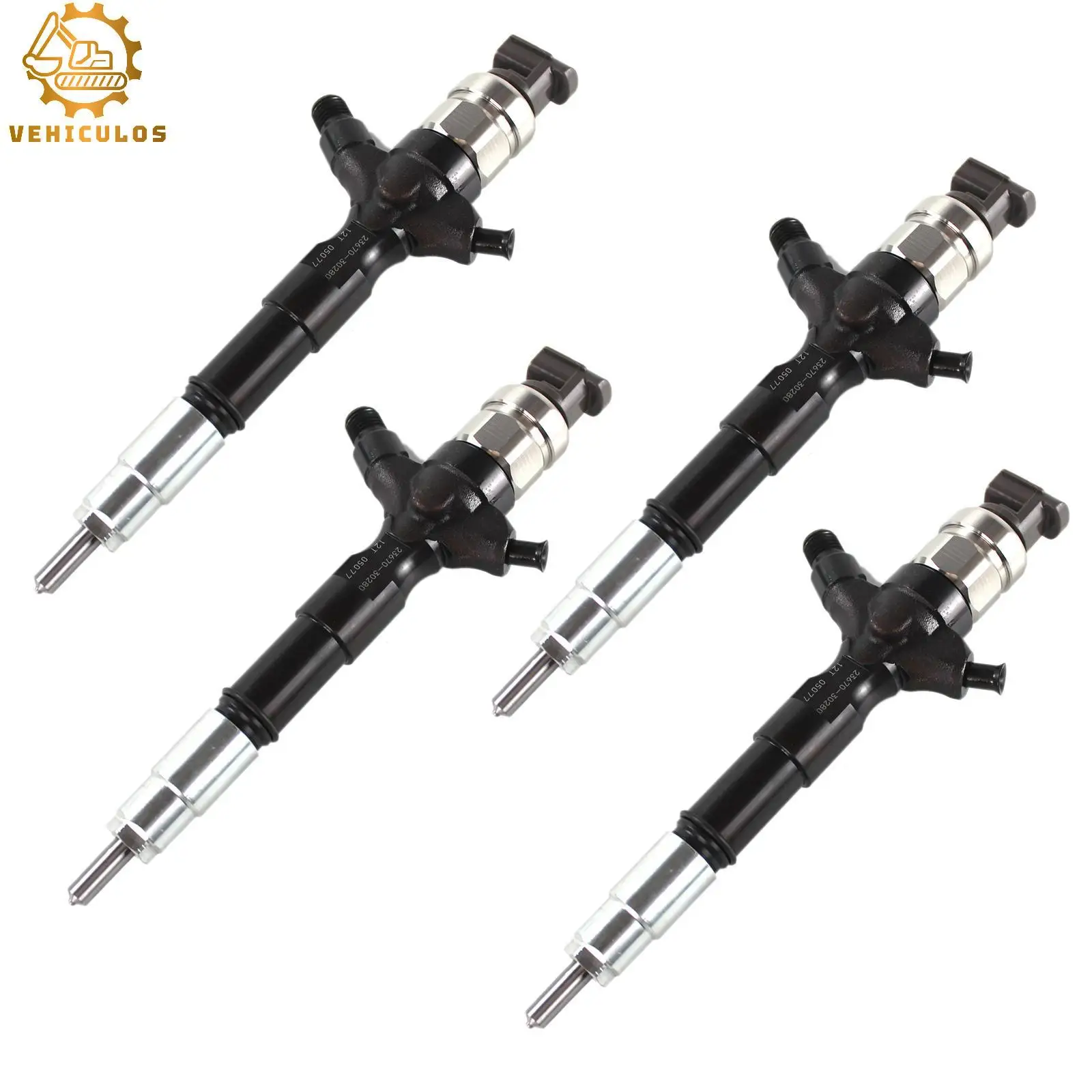 4X Diesel Fuel Injector For Toyota Hilux & Prado 1KD-FTV 3.0L Euro 4 095000-7780 095000-5920 23670-30280 23670-39316 095000-7030