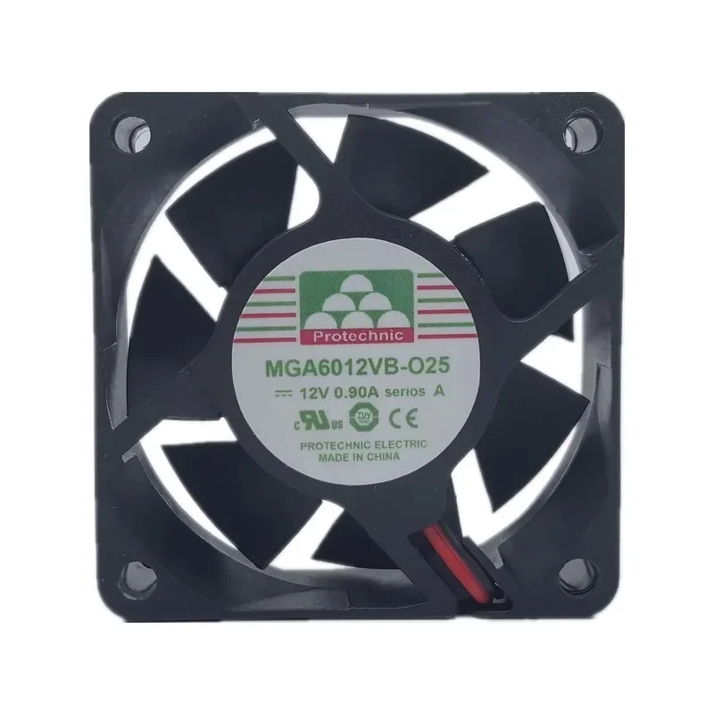 New CPU Cooling Fan For MGA6012VB-O25 12V 0.9A 6025 6CM Large Air Volume Inverter Computer Fan 60x60x25mm