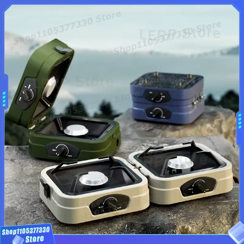 Portable 2 Burner Propane Stove ADC12 Alloy Outdoor Camping Gas Cooker for 3-5 People Easy Clean High Quality Adventure Gear