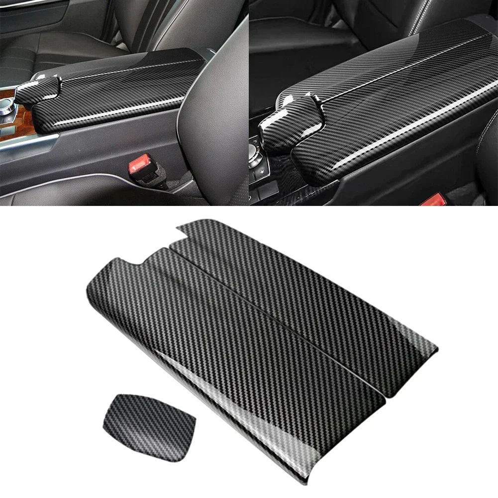 

Carbon Fiber Center Armrest Box Cover For Mercedes For Benz E Class W212 2010-2015 Auto Interior Accessories