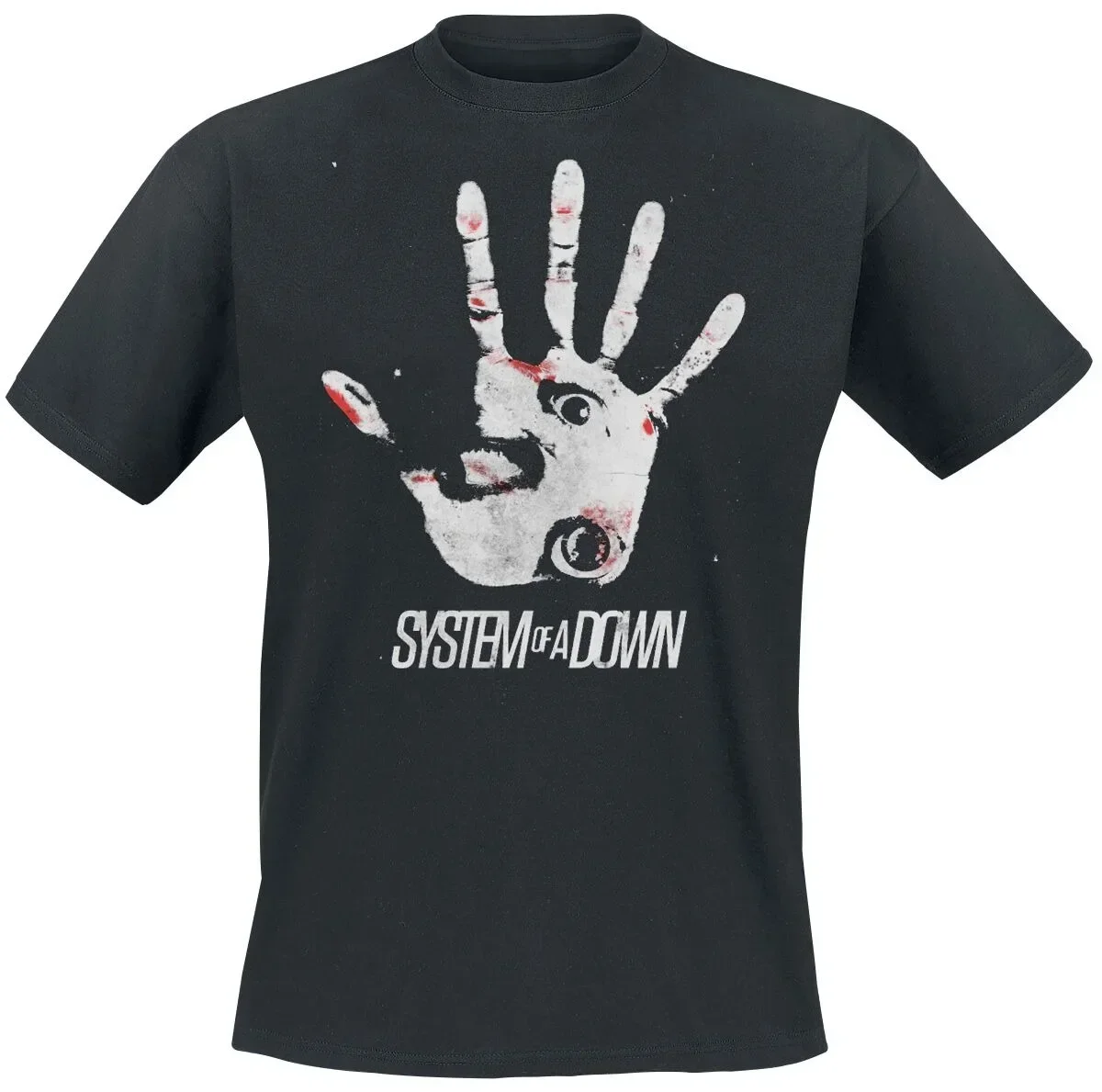 System of A Down Bandana Liberty Print T-Shirt für Männer und Frauen, Nu-Metal-Band, Unisex-Kurzarm-T-Shirt – Detail 7