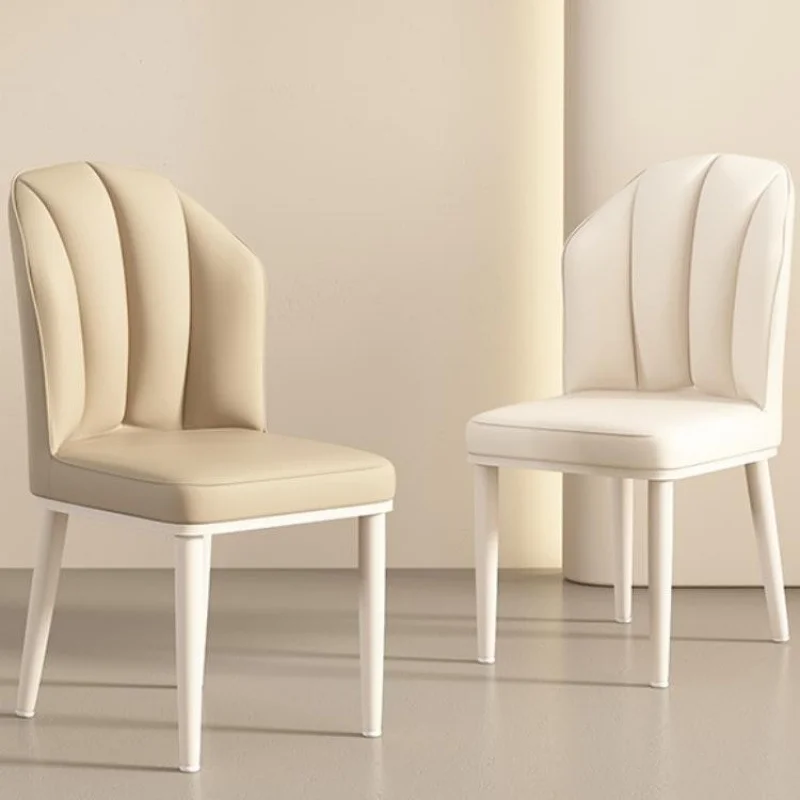 

Обеденный стул Легкий и роскошный минималистичный современный и простой дизайнерский онлайн-макияж знаменитостей Домашний стул со спинкой Розовый