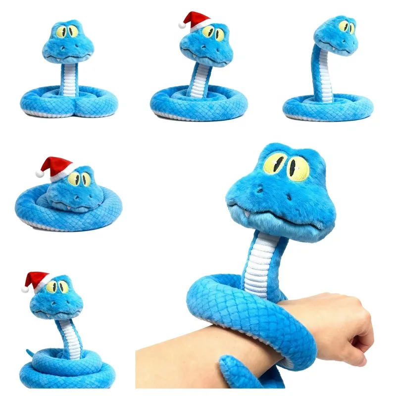 Jouet de poupée serpent Gary bleu de Zootopia, Animal en peluche, cadeau de noël qui peut être moulé en différentes formes