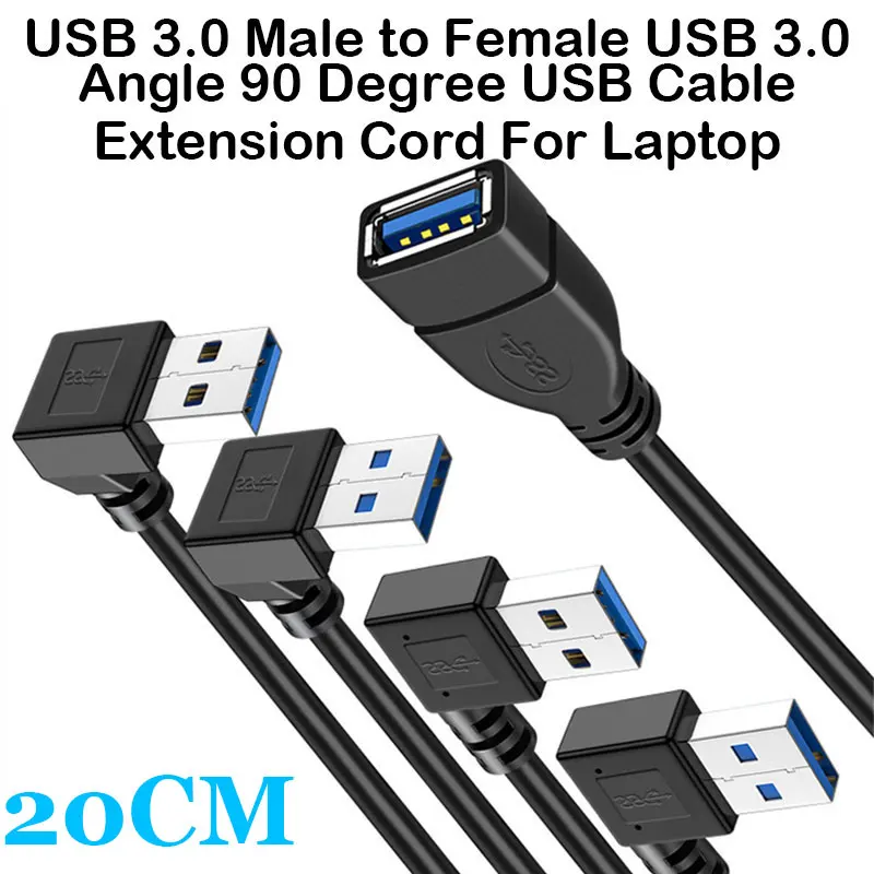 

Short USB 3.0 Extension Cable up to 5Gbps USB 3.0 Male to Female Cord Extension USB 3.0 Port protector extension adapter Cable