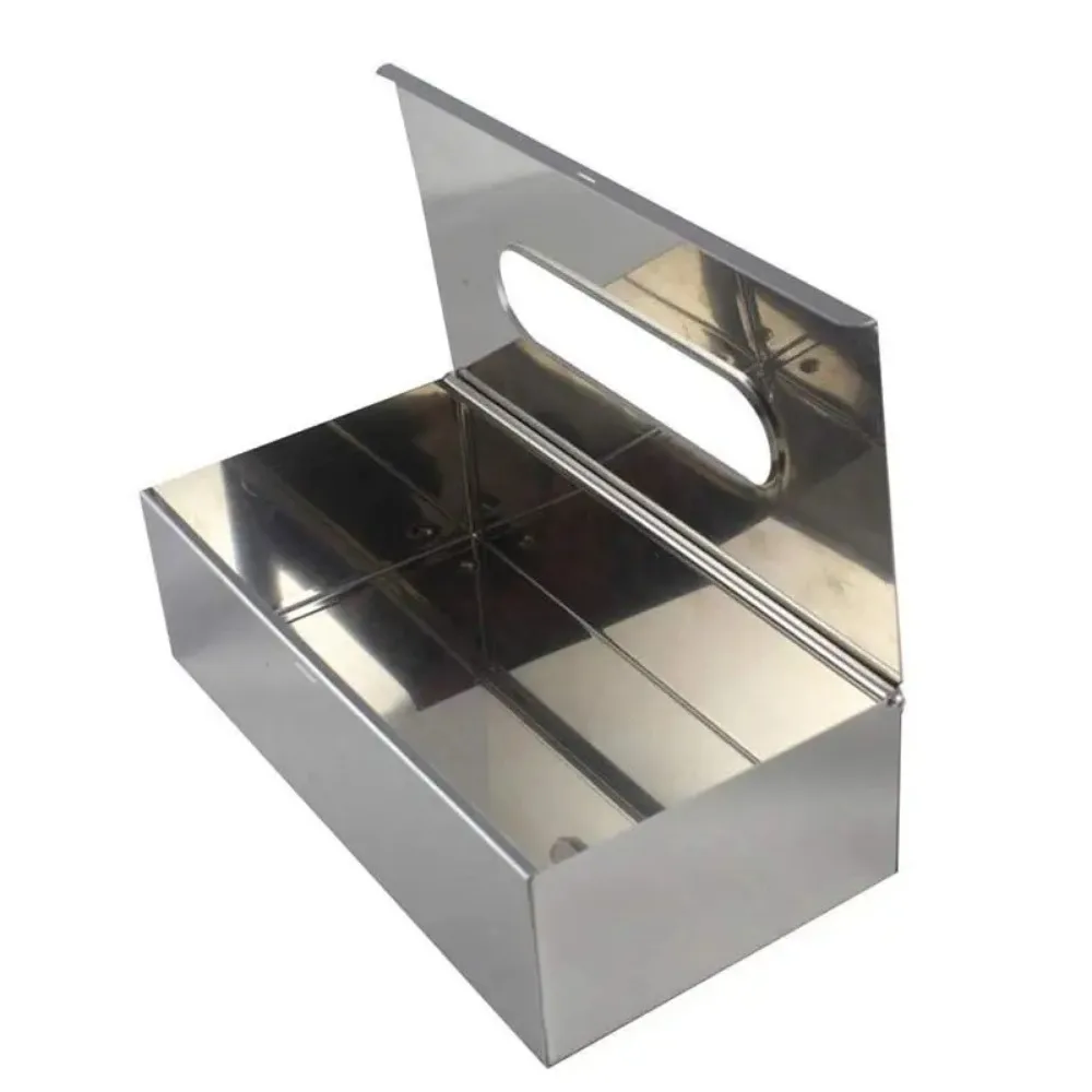 Wet Tissue Box Stainless Steel Desktop Seal Baby Wipes Paper Storage  Dispenser Holder Household Waterproof view 6