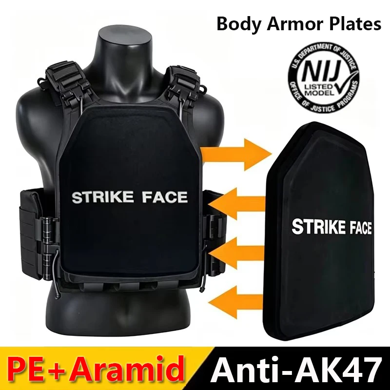 10X12IN Defensive Shield Uhmwpe+Aramid Plate IVL Protective Tactical Insertion Board Backpack Deck Defense Shield Self-Defense-image