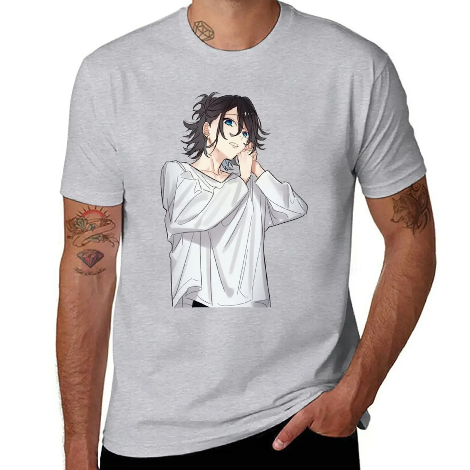 

New Izumi Miyamura - Horimiya T-Shirt man clothes oversized t shirts funny t shirt mens t shirts