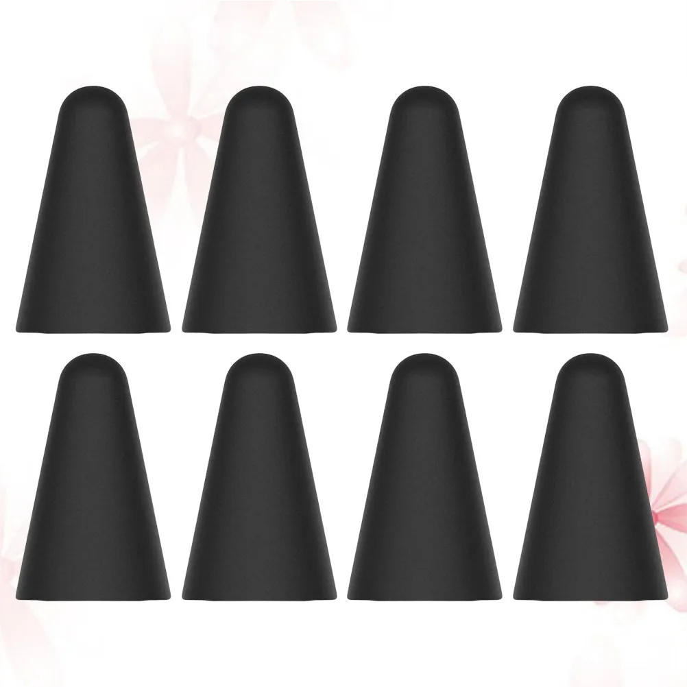

8Pcs Pen Tip Protective Cover for Stylus Silicone Sleeve Non-Magnetic Quiet Operation Cap Compatible with Apple Pencil 1 2