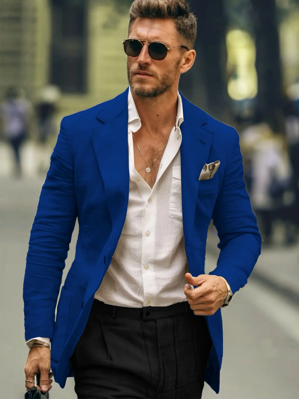 Casual Summer Linen Suit for Men Slim Fit Blazer Masculino High Quality Traje De Hombre Elegante Costume Tendances Tuxedo
