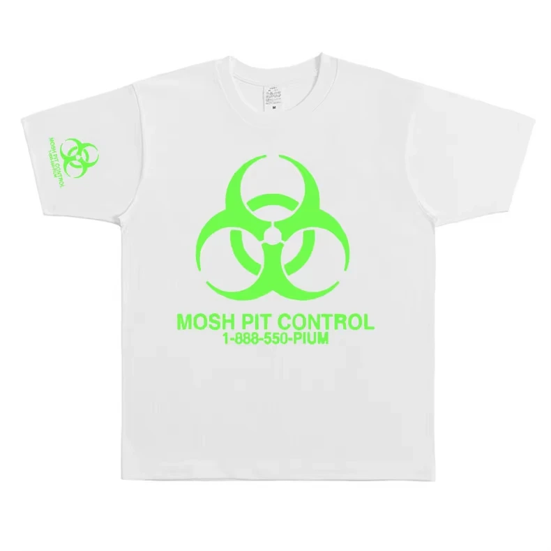 Homixide Gang Mosh Pit Control T-shirt Playboi Carti Opium Merch Tshirt HXG T-shirts Men Women Hip Hop pure Cotton T Shirts