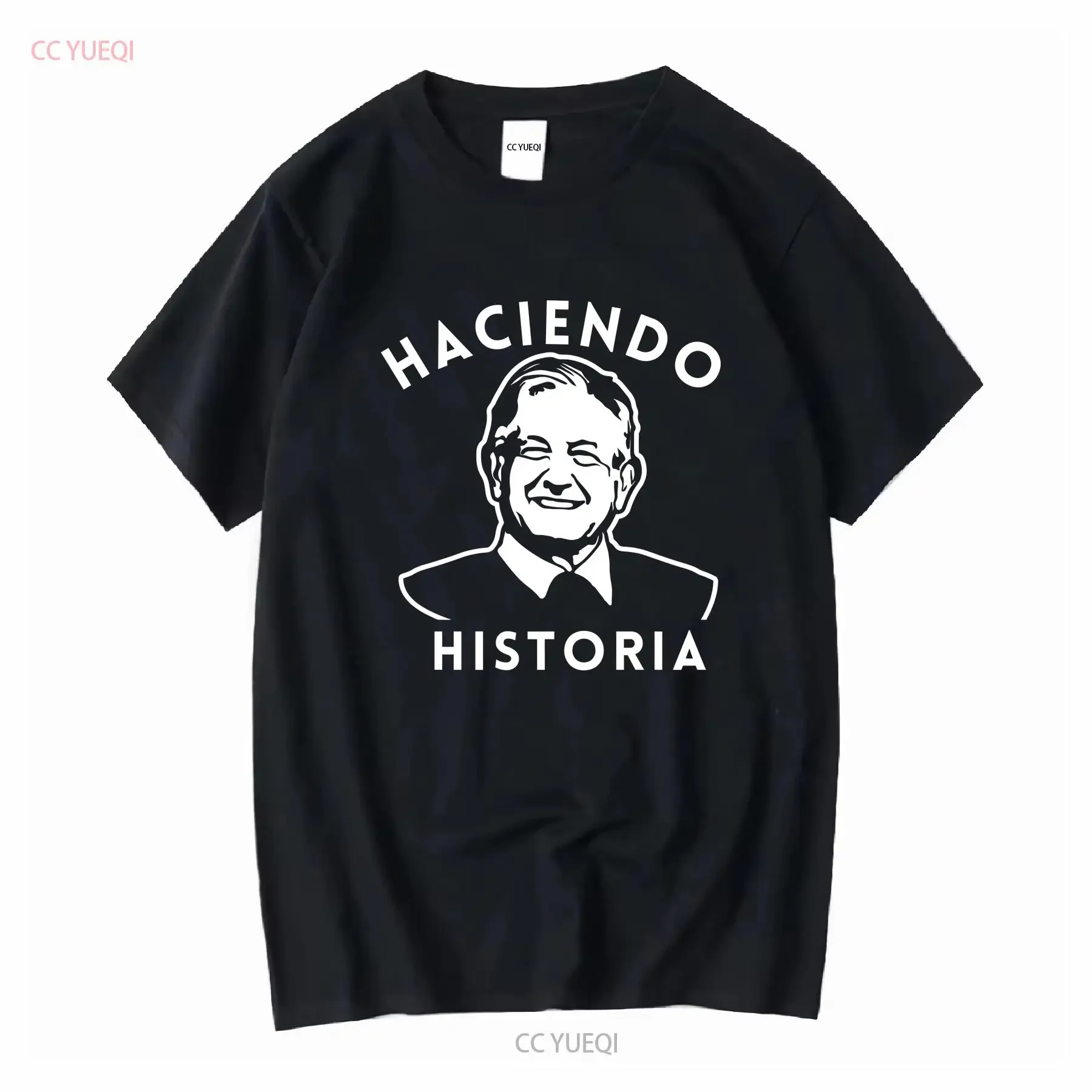 Colores cómodos 1717 AMLO haciendo historia camiseta Presidente Lopez Obrador para AMLOVERs AMLOVER regalo manga larga o corta elegante
