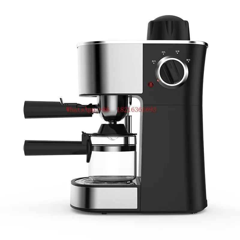 PE3180B Italian coffee machine household small mini pot boiling full semi-automatic steam milk foam American style