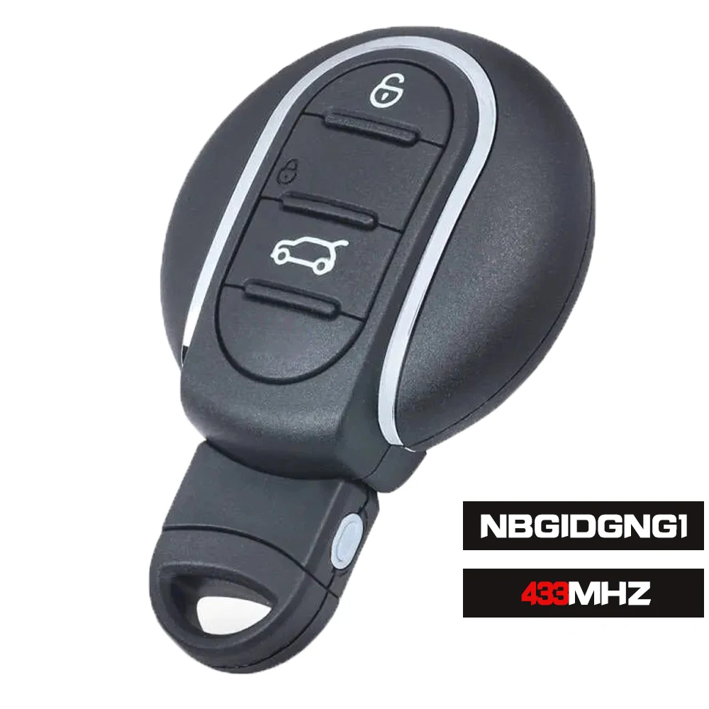 KEYECU 315MHz/433MHz/868MHz ID49 Chip Smart Car Key For 2014-2018 MINI Cooper Clubman F-series F55 F56 Keyless Go NBGIDGNG1 image 3