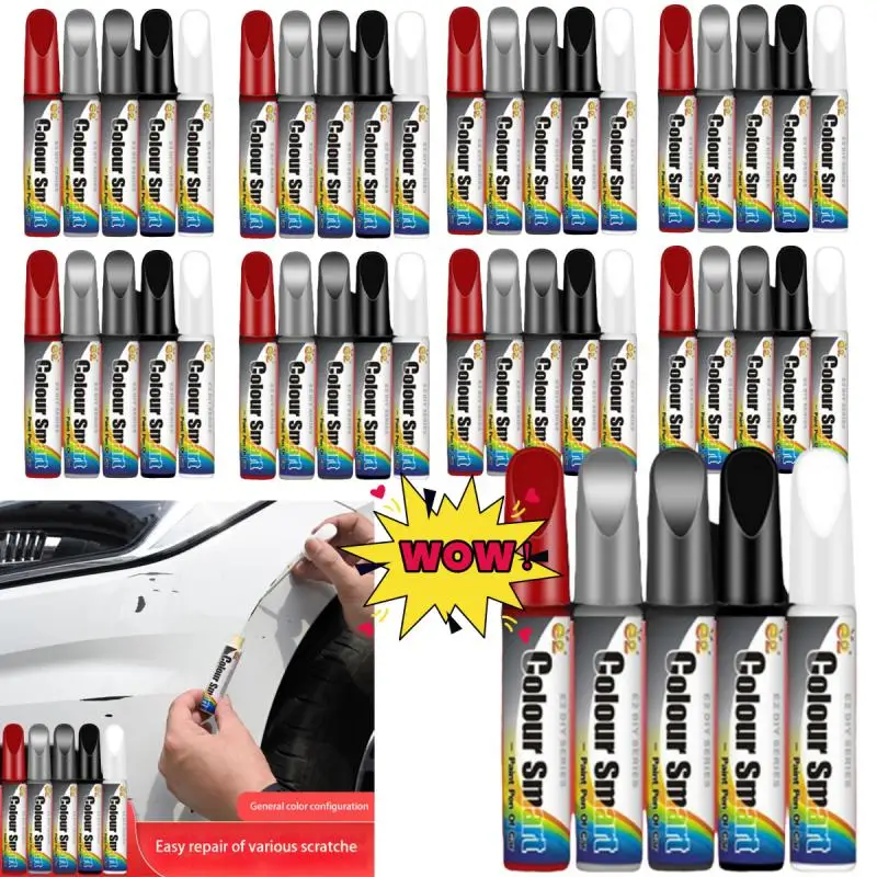 2025 New Universal Car Paint Scratch Repair Pen Black White Pearl Black Cross-border Product For All Cars