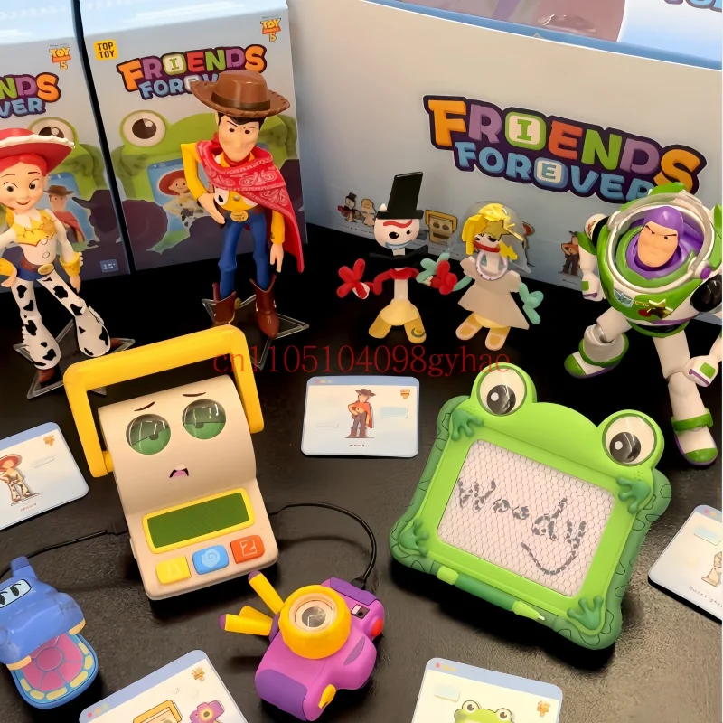 

Top Toy Genuine Toy Story 5 Forever Friends Blind Box Anime Figure Collectible Detachable Hat Desktop Decor Kids Gift Collectors