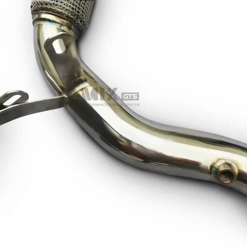 High-flow Downspout 488 3.9T 2015-2019 Stainless Steel Exhaust Pipe Muffler Performance Power Upgrade