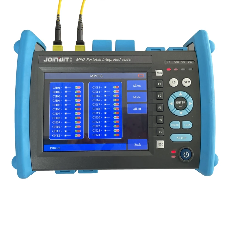 

Portable Joinwit JW3502 MPO Integrated Tester MPO Fiber Tester Optical Power Meter Light Source