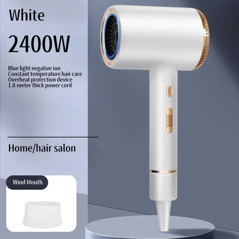 Internet Celebrity New Quick Drying Hair Dryer 2400w High-Power Blue Light Hair Care Home Hair Salon Hammer Hair Dryer 220V