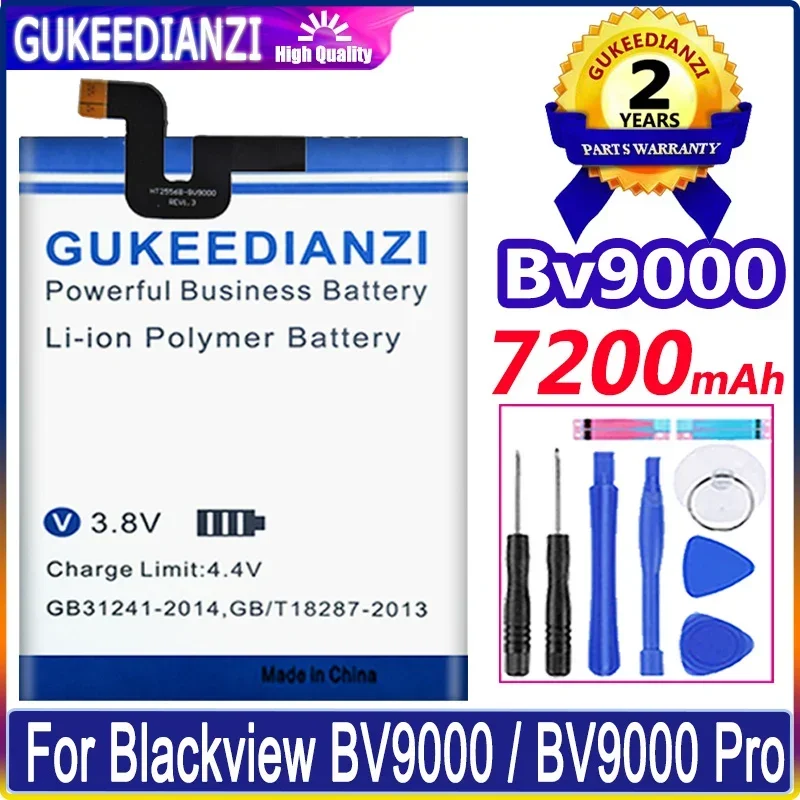 Bv 9000 7200mAh Battery for Blackview BV9000 for Blackview BV9000 Pro BV9000Pro BV 9000 Pro Batteries + Free Tools