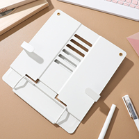 Adjustable Reading Stand for Books Textbooks Tablets Laptop Compact Foldable Book Holder Non-Slip Portable Bookstand Desk