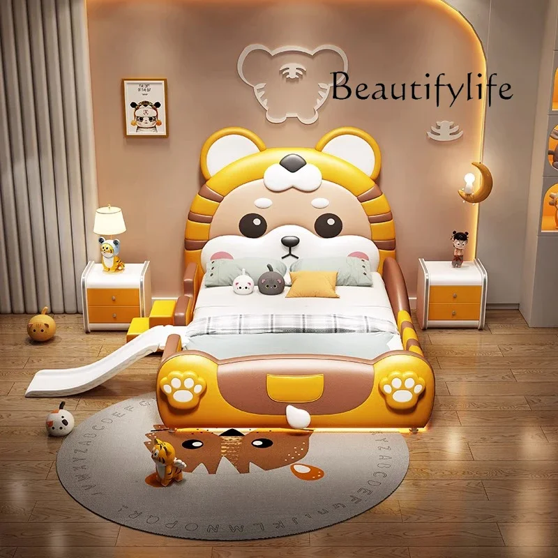 

X Bedroom Modern Bed Double Bunk Queen Comfortable Unique Floor Trendy Cheap Space Saving Soft Bed Sleeping Cama Home Furniture