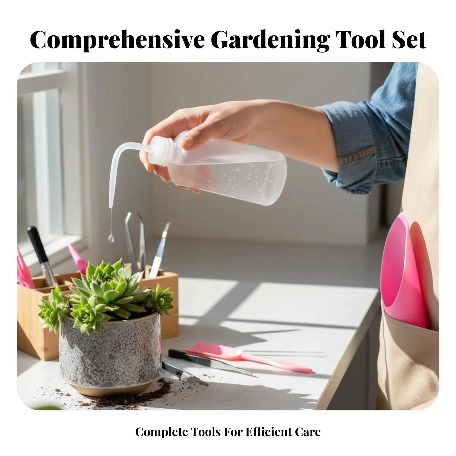 

Tool Set, Mini Gardening Tools, Potting Kit, Flower Care, Home Garden Supplies