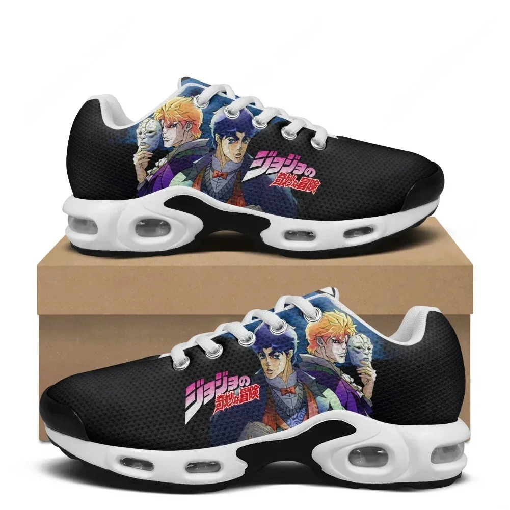 Jojos Bizarre Adventure Jonathan Joestar Air Cushion Sports Sneakers Anime Shoes Men Women Teenager Footwear Custom Mesh Sneaker